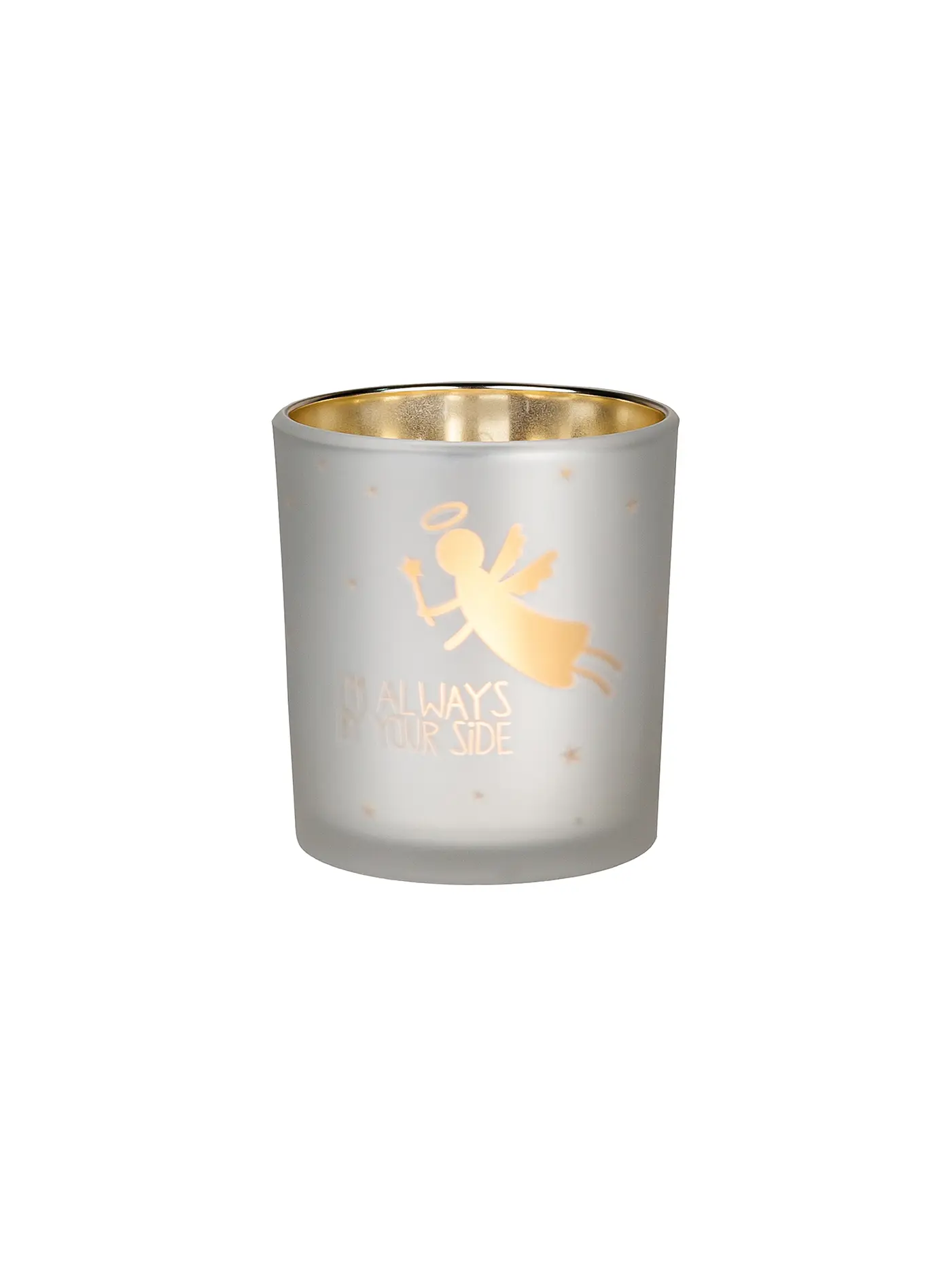 RAEDER | Weihnachts Glanzlicht Lichthäuser 7x8cm Schwarz / Gold | silber